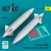 RESKIT RSU32-0236 Tornado 2250L underwing fuel tanks (RAF, RSAF) (2 pcs) (3D Printed) (1/32)
